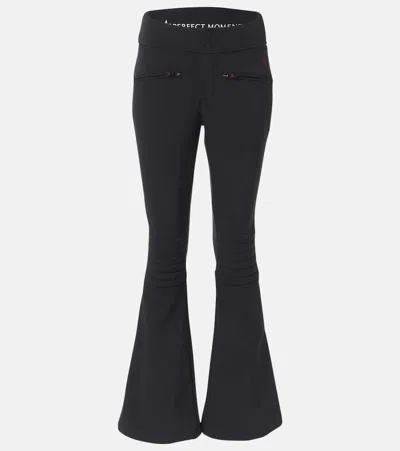 Perfect Moment Aurora High-rise Flared Ski Pants In Black