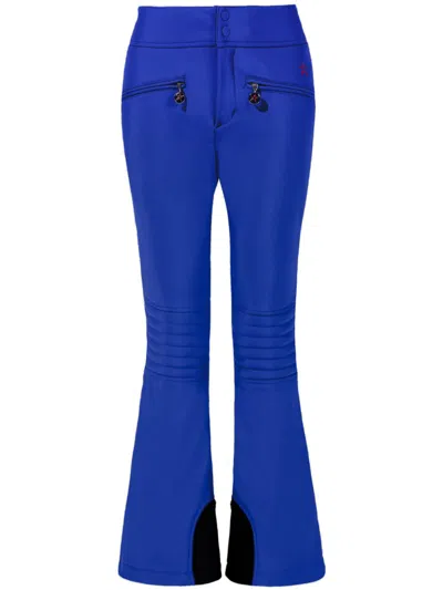 Perfect Moment Women's High-waist Aurora Flare Ski Pant, Ski Pants, True Indigo, Xs In True-indigo