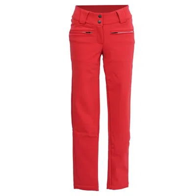 Perfect Moment Aurora Skinny Ski Pants In Red Nylon
