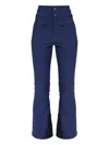 Perfect Moment Aurora Embroidered Bootcut Ski Pants In Blue