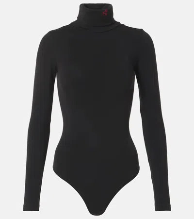 Perfect Moment High-neck Ski Bodysuit In Black