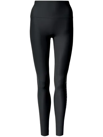 Perfect Moment Black High-waist Graphic Trekking Leggings