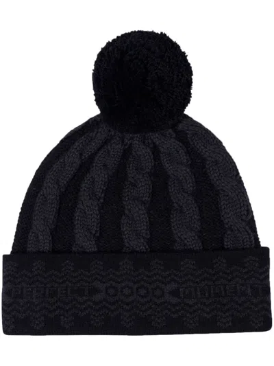 Perfect Moment Bobble Beanie In Black