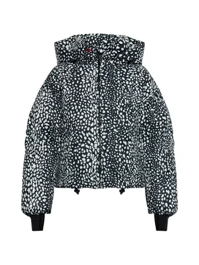 Perfect Moment Bubble Down Puffer Jacket In Black