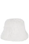 Perfect Moment Eco Shearling Bucket Hay In White