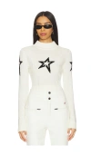 Perfect Moment Cable Sweater In White