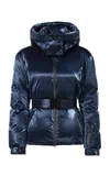 Perfect Moment Candice Down Parka Jacket Xl In Navy