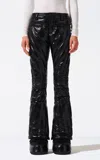 Perfect Moment Women's Mid-rise Carving Ski Pant, Ski Pants, Black Liquid, Xl In Black