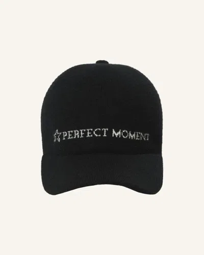 Perfect Moment Cashmere Cap Onesize In Black