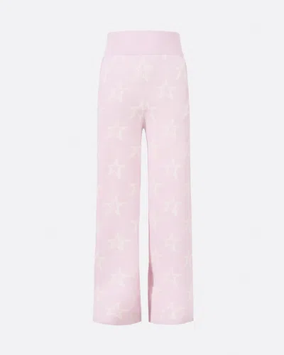 Perfect Moment Chalet Merino Wool Knitted Pant L In Pink