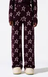 Perfect Moment Chalet Merino Wool Wide-leg Pants In Burgundy