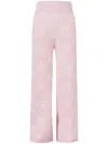 Perfect Moment Chalet Merino Wool Knitted Pant L In Pink