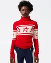Perfect Moment Chopper Merino Wool Sweater Xs In Red