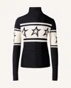 Perfect Moment Chopper Merino Wool Sweater Xs In Black
