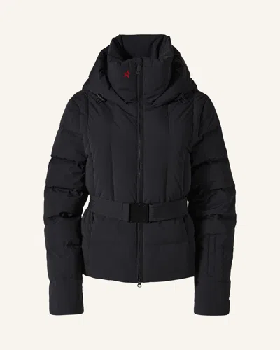 Perfect Moment Classic Waisted Down Ski Jacket S In Black