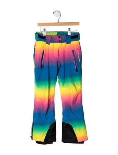 Pre-owned Perfect Moment Babies' Colorful Snow Pants In Blue