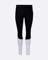 Perfect Moment Compression Base Layer Bottoms In White-black