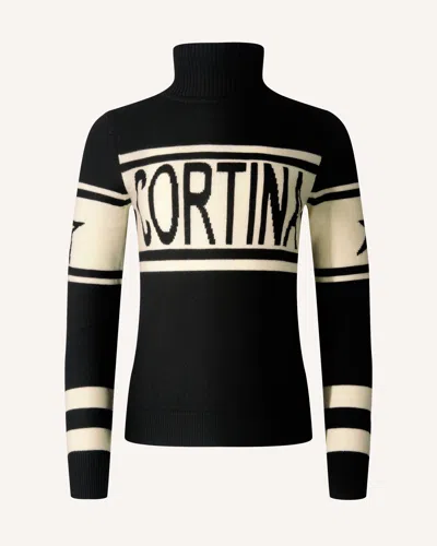 Perfect Moment Cortina Merino Wool Sweater In Black
