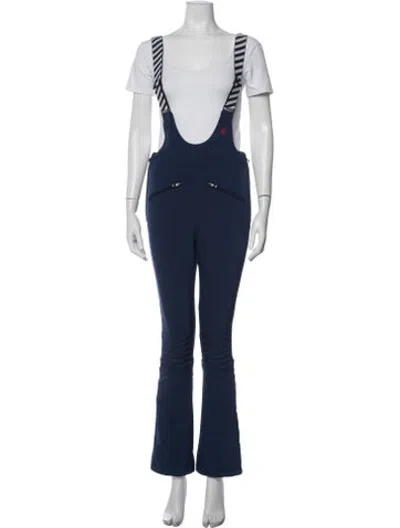 Pre-owned Perfect Moment Crew Neck Ski Suit In Blue