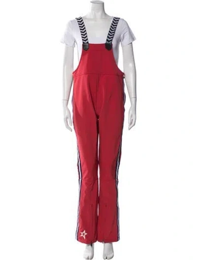 Pre-owned Perfect Moment Crew Neck Ski Suit In Red