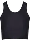 Perfect Moment Cropped Sports Bra In Black