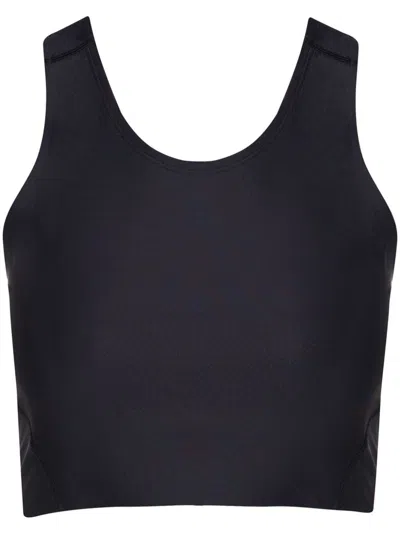 Perfect Moment Cropped Sports Bra In Black