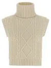 Perfect Moment Crystal Vest In Neutral