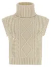 Perfect Moment Crystal Vest In Neutral