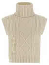 Perfect Moment 'crystal' Vest In Neutral