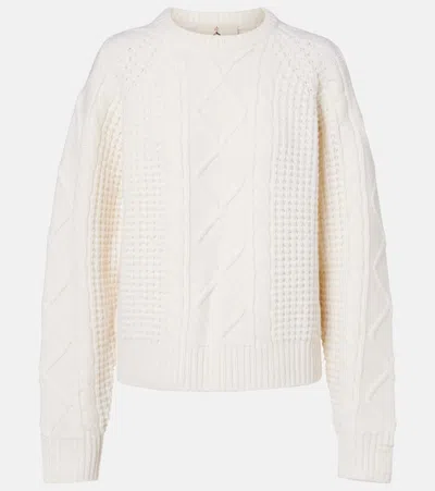 Perfect Moment Crystal Wool Sweater In Gray
