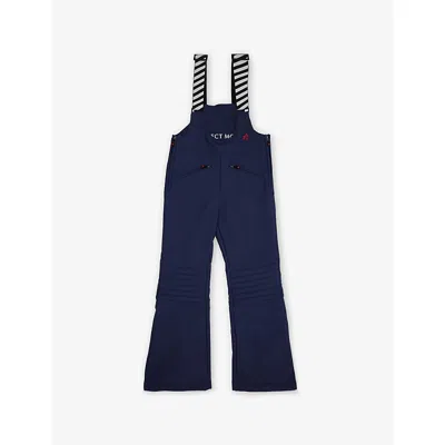 Perfect Moment Kids' Dark Charcoal Blue Isola Racing Stretch-woven Trousers 6-