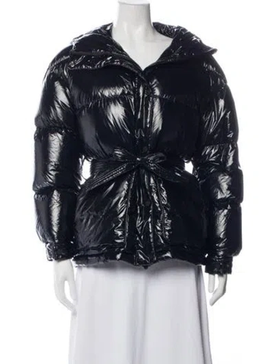 Pre-owned Perfect Moment Down Jacket In Black/blue