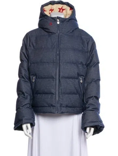 Pre-owned Perfect Moment Down Jacket In Blue