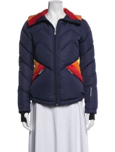 Pre-owned Perfect Moment Down Jacket In Blue