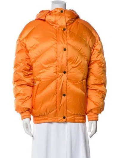 Pre-owned Perfect Moment Down Jacket In Orange