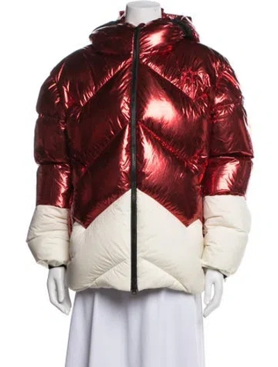 Pre-owned Perfect Moment Down Jacket In Red
