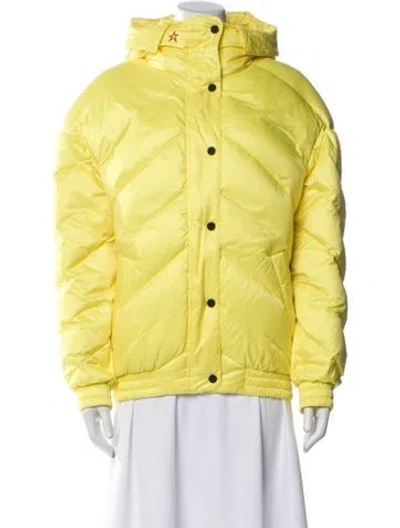 Pre-owned Perfect Moment Down Jacket In Yellow