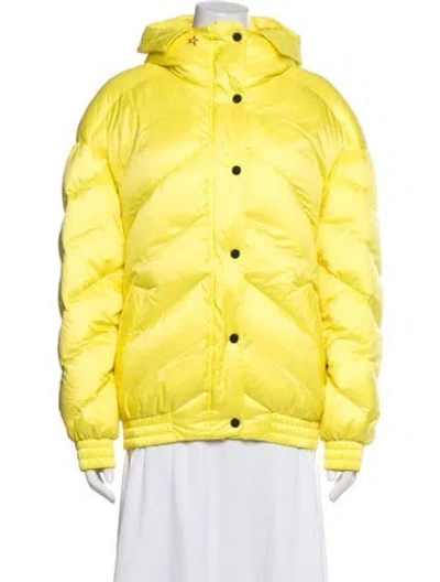 Pre-owned Perfect Moment Down Jacket In Yellow