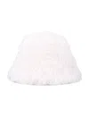 Perfect Moment Eco Shearling Bucket Hay In White