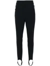 Perfect Moment Black Aurora Stirrup Leggings In Black