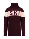 Perfect Moment Ski Merino Wool Turtleneck Y12 In Red