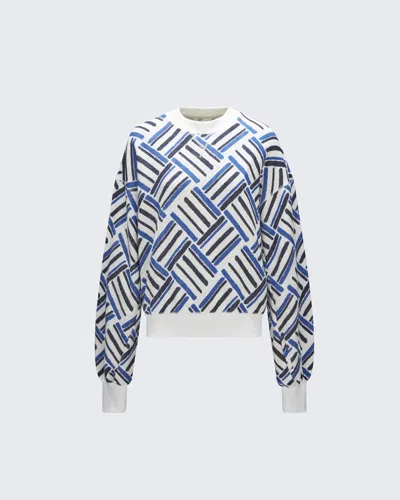 Perfect Moment Eularia Crewneck Sweatshirt Xl In Navy