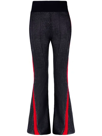 Perfect Moment Evie Ribbed Leggings In Black