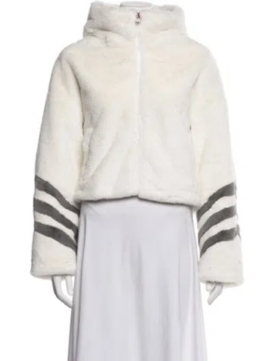 Pre-owned Perfect Moment Faux Fur Faux Fur Jacket In Neutrals
