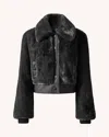 Perfect Moment Faux Fur Giorgia Jacket M In Black