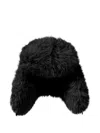 Perfect Moment Faux-fur Hat In Black