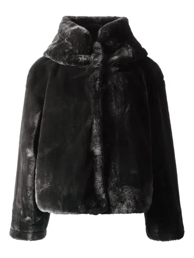 PERFECT MOMENT FAUX FUR HOODED JACKET