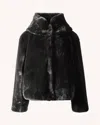 Perfect Moment Faux Fur Hooded Jacket In Gray