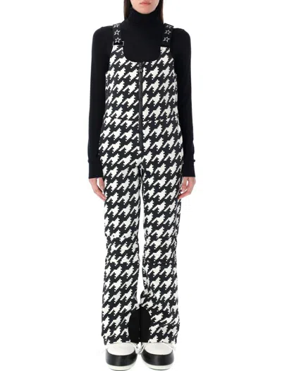 Perfect Moment Flared Houndstooth Bib Ski Pants