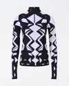 Perfect Moment Perfect Jacquard Base Layer In White